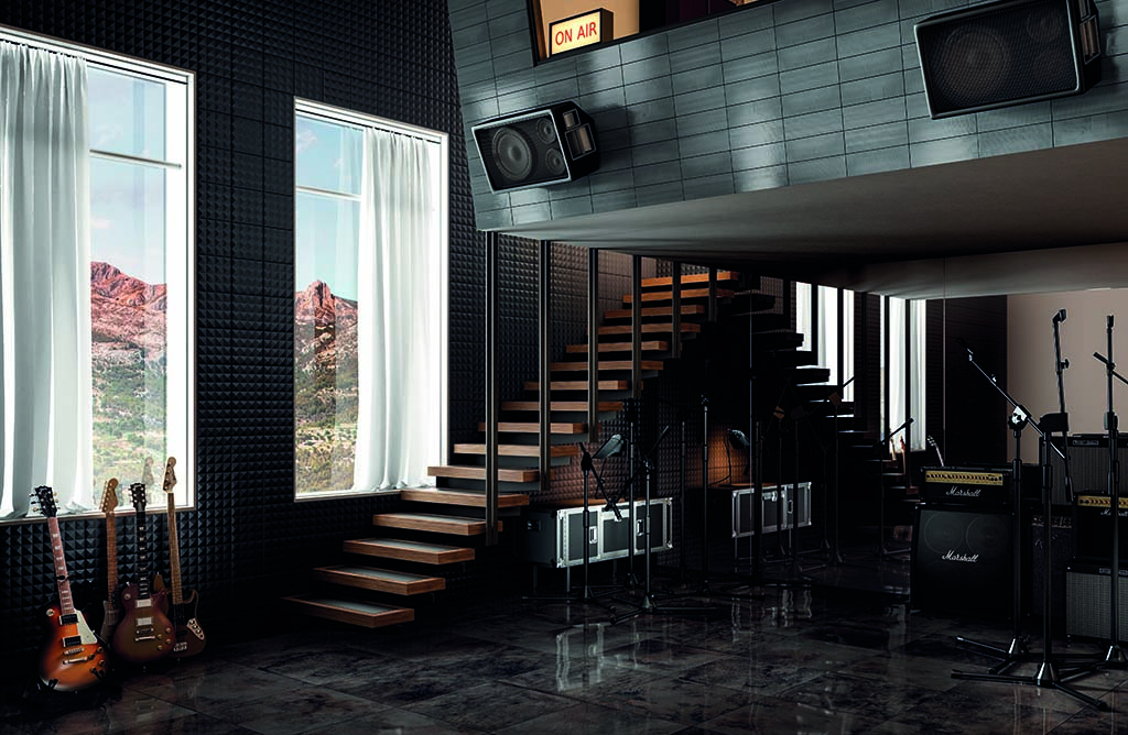 DIESEL_LIVING.ir_ds_tape_grey_hard_studs_black_metal_perf_lucidato_dark_brass_1030_2020_6060_amb4_music_hall